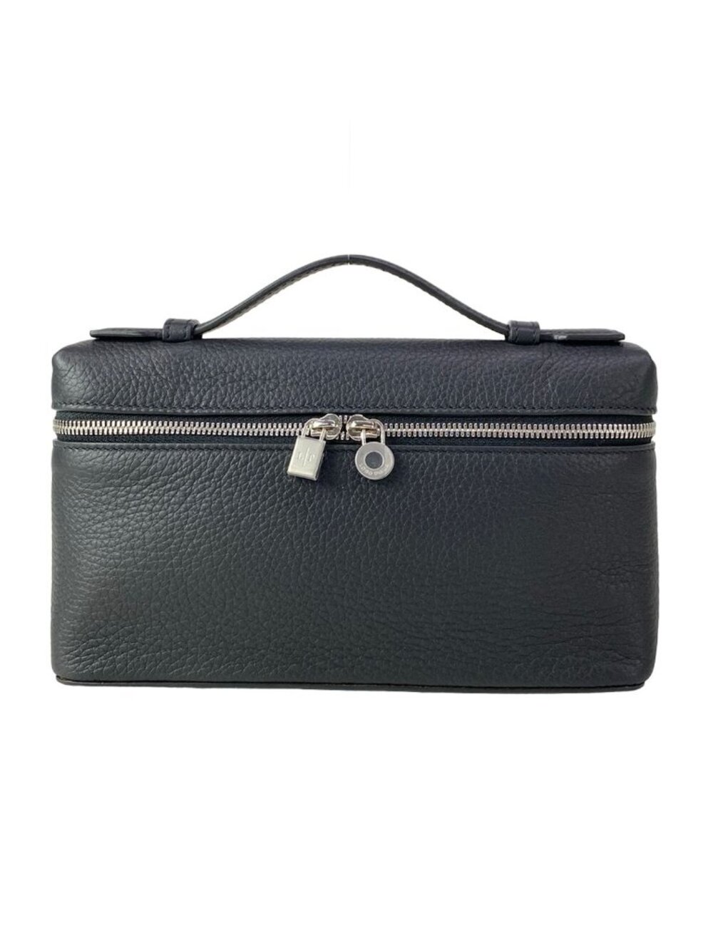 Loro Piana Handbag Extra Pocket Black Leather